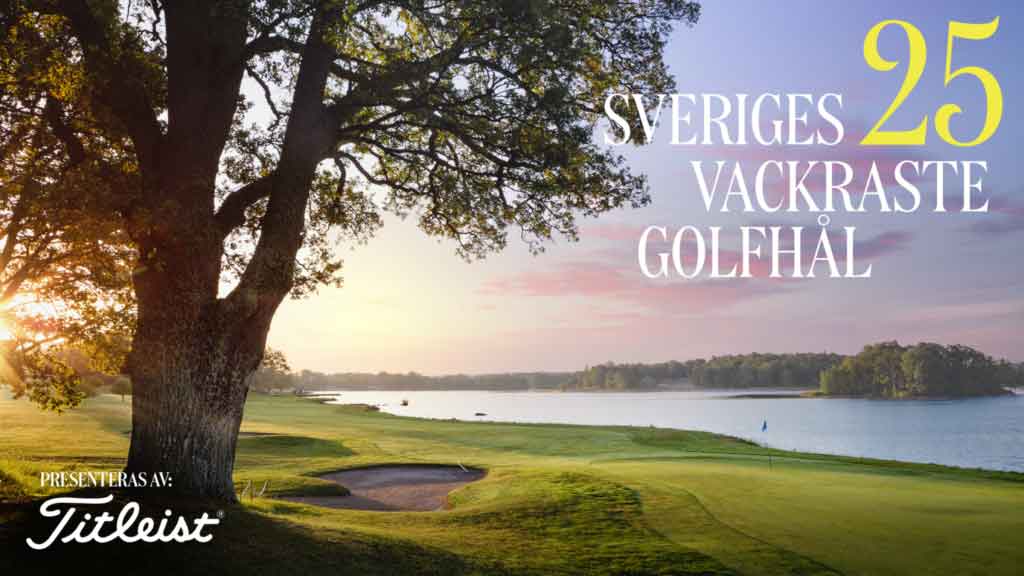 Featured image for “Sveriges 25 vackraste golfhål”